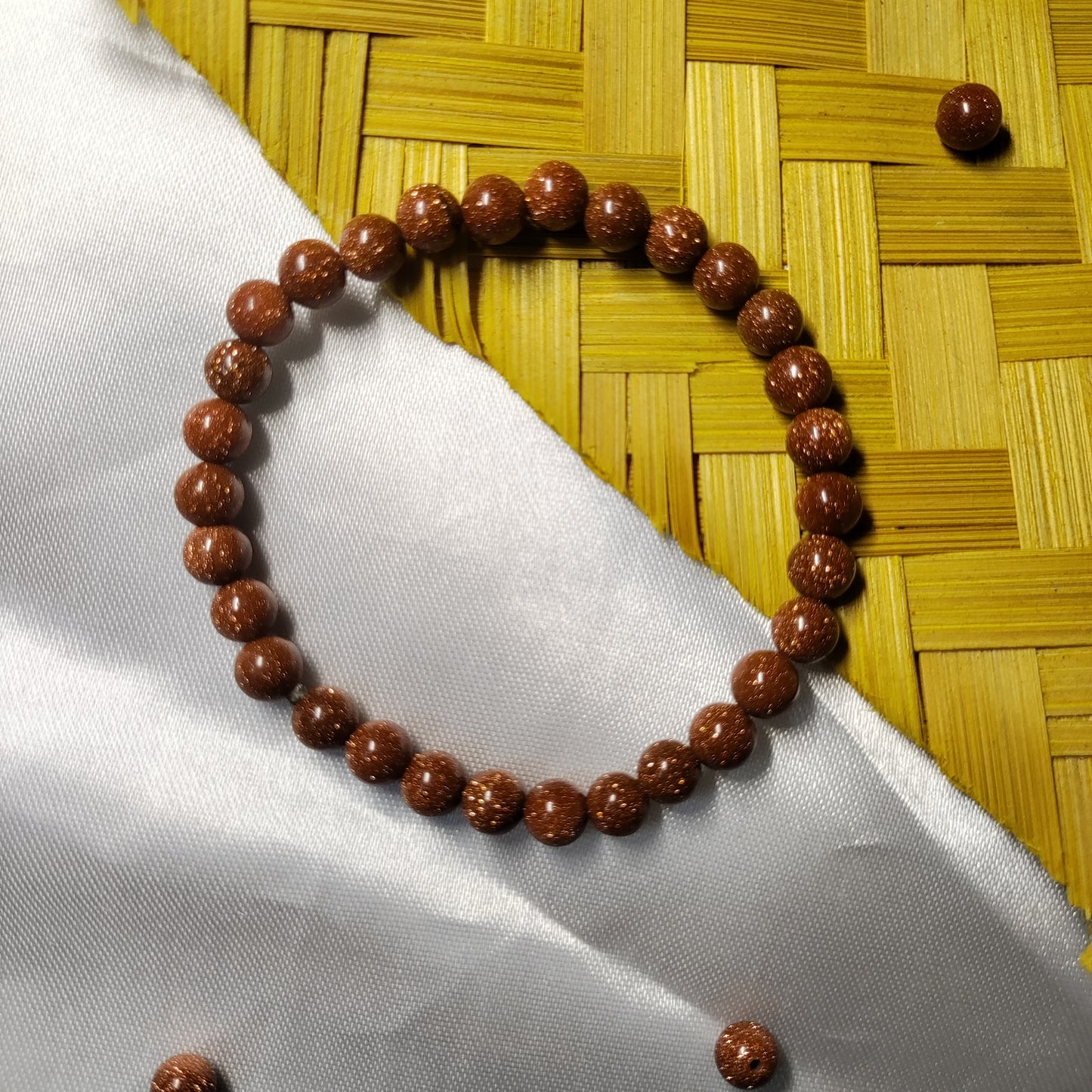 Brown stone bracelet