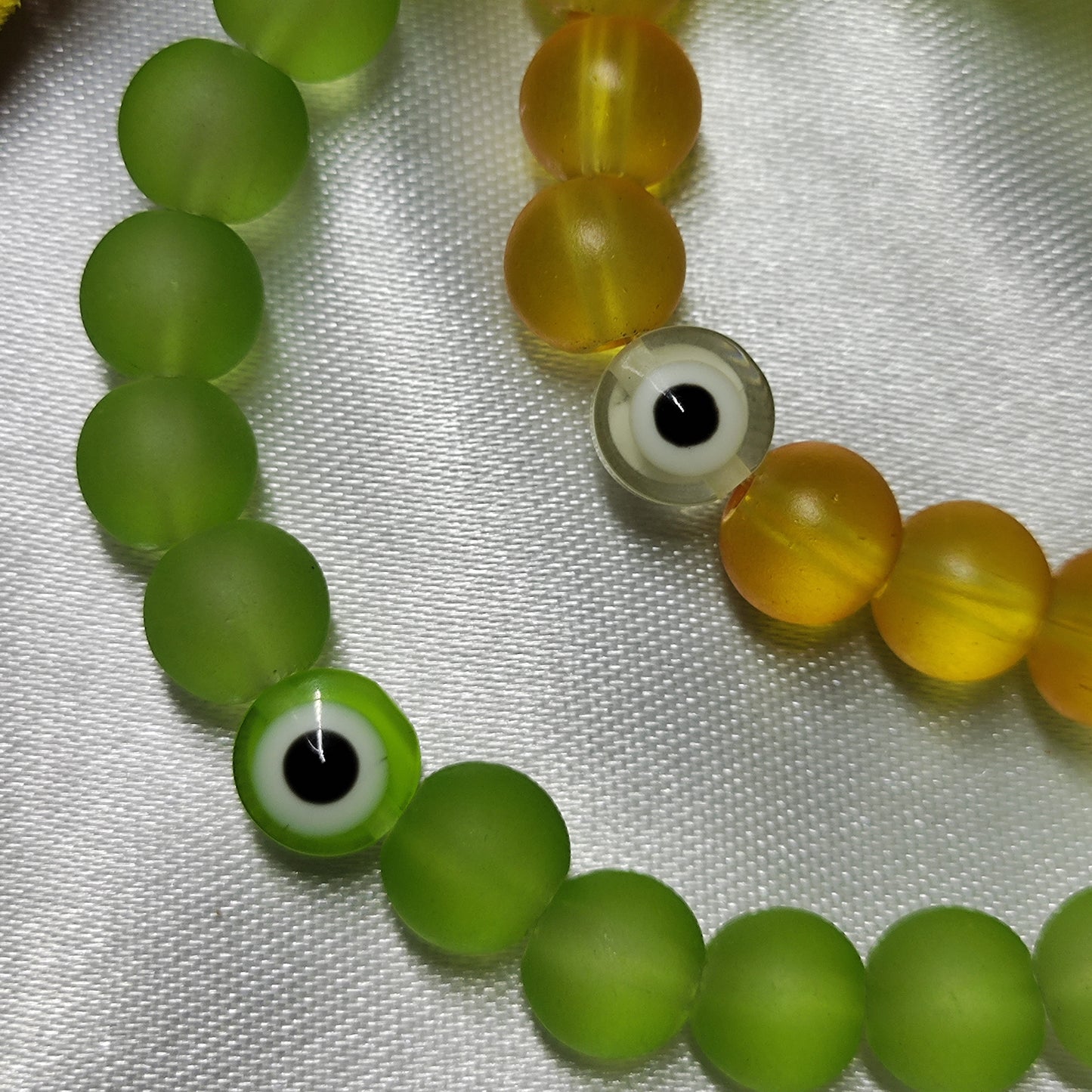 Green Yellow Evil Eye