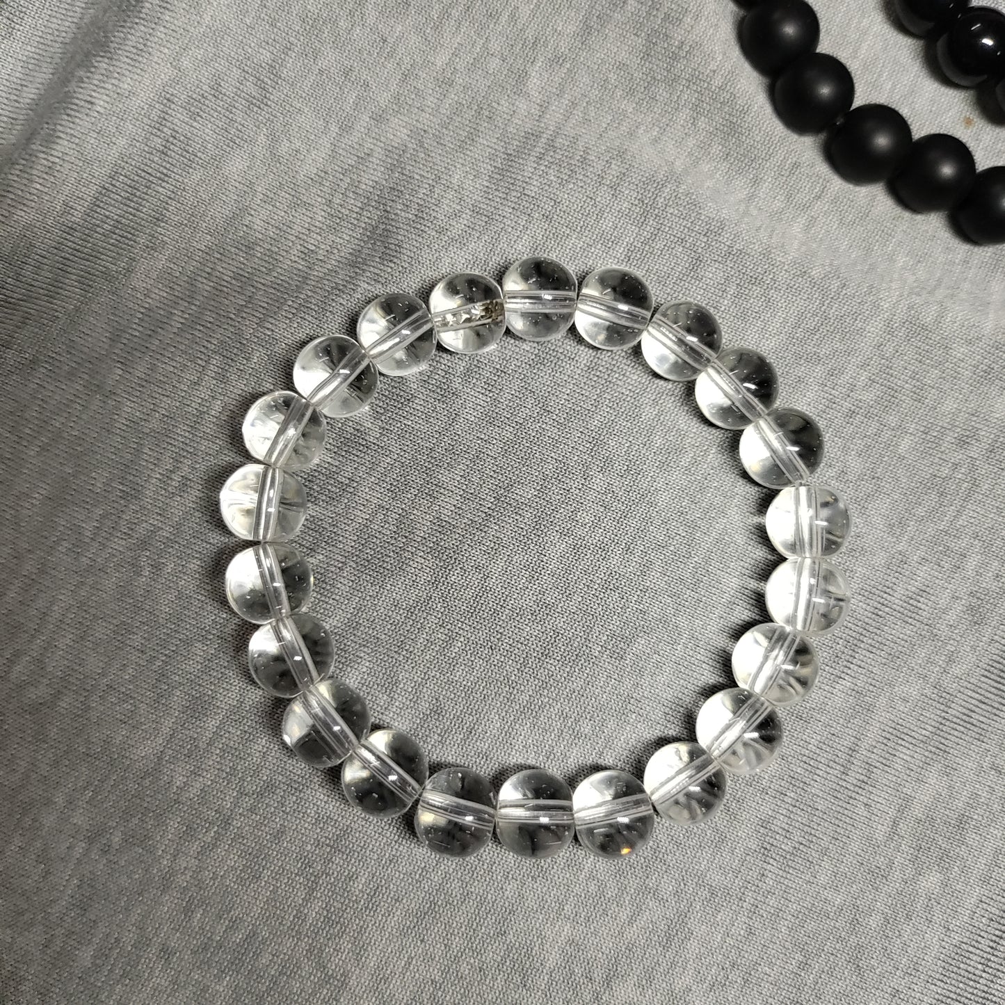 Transparent bead bracelet